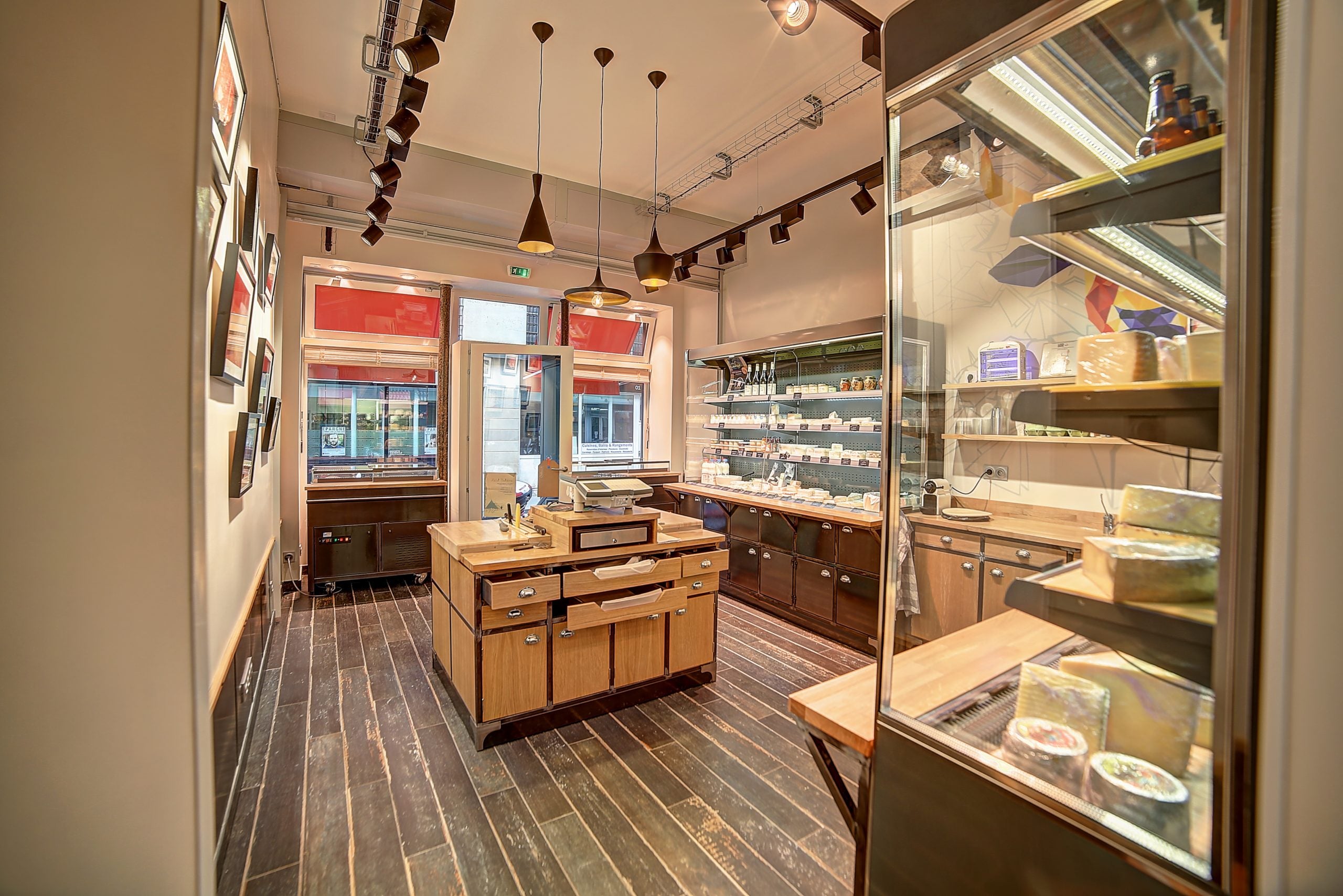 exemple de Vitrine réfrigérée Fromagerie Charlicot réalisée par YD