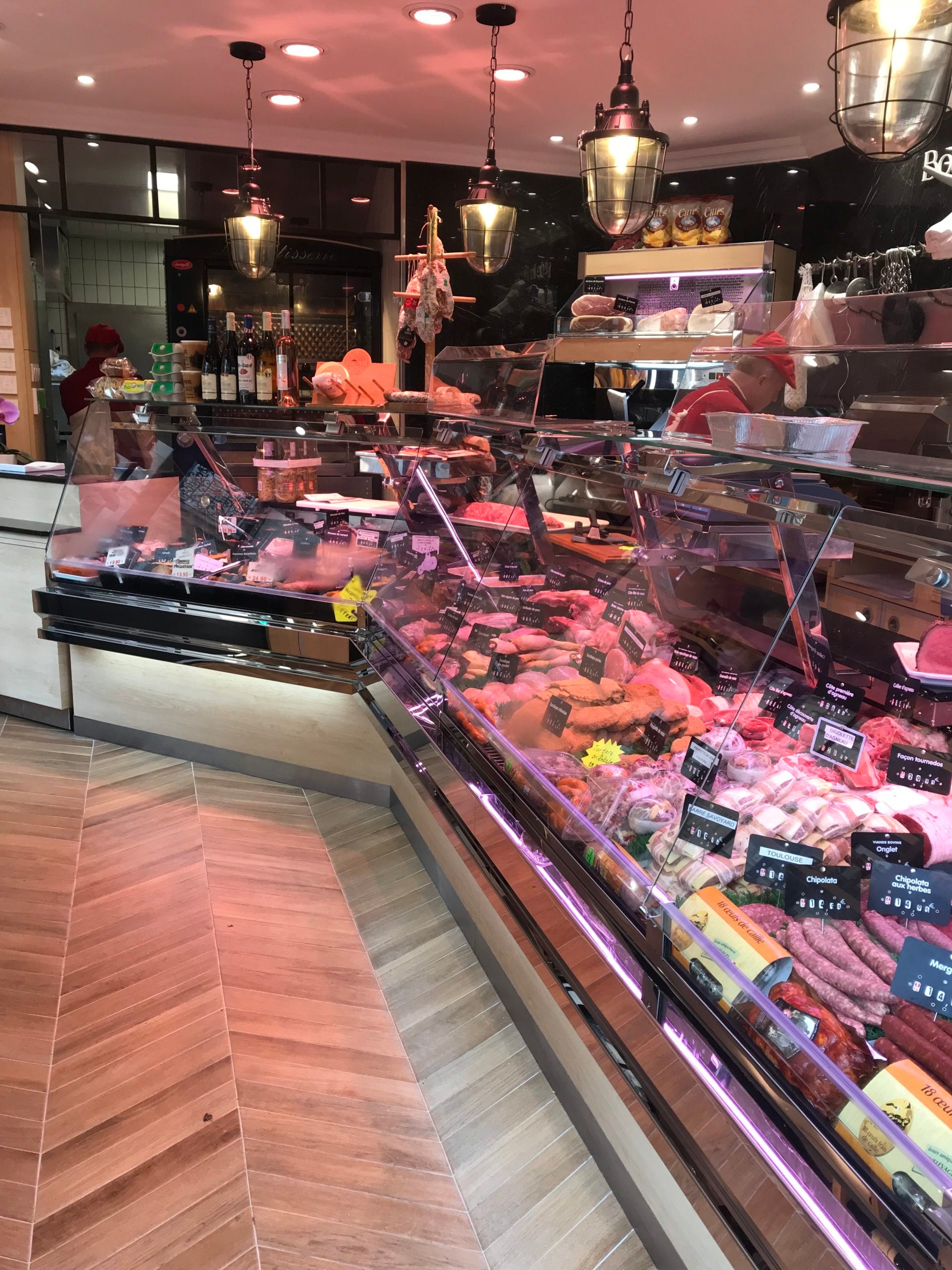 Vitrine réfrigérée chez Boucherie de la poste à Saint MAndé par YD