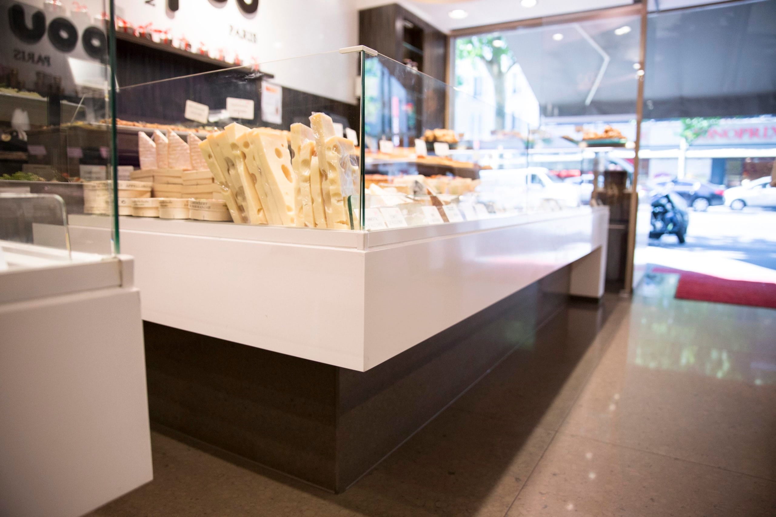 Vitrine réfrigérée réalisée par YD