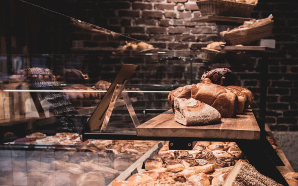 Vitrine Boulangerie Terroirs d'avenir réalisée par YD Création