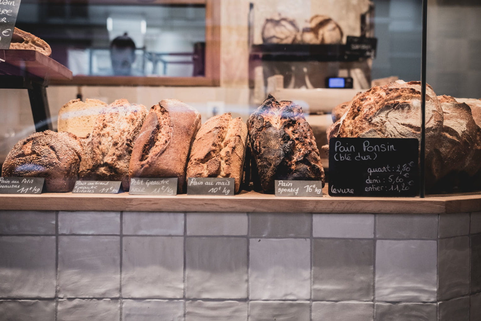 Vitrine réfrigérée Boulangerie Terroirs d'avenir réalisée par YD