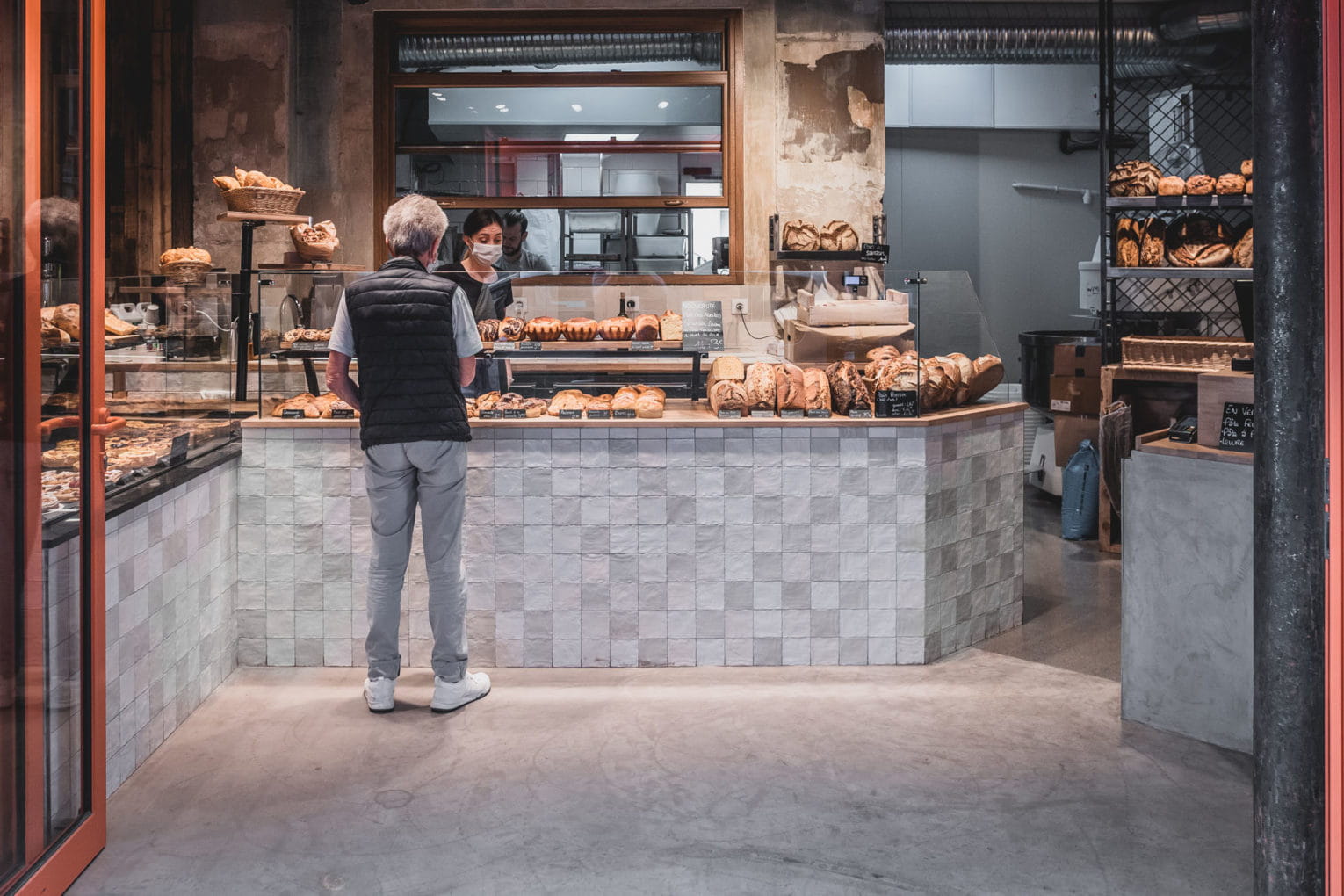 Exemple de Vitrine réfrigérée Boulangerie Terroirs d'avenir réalisée par YD