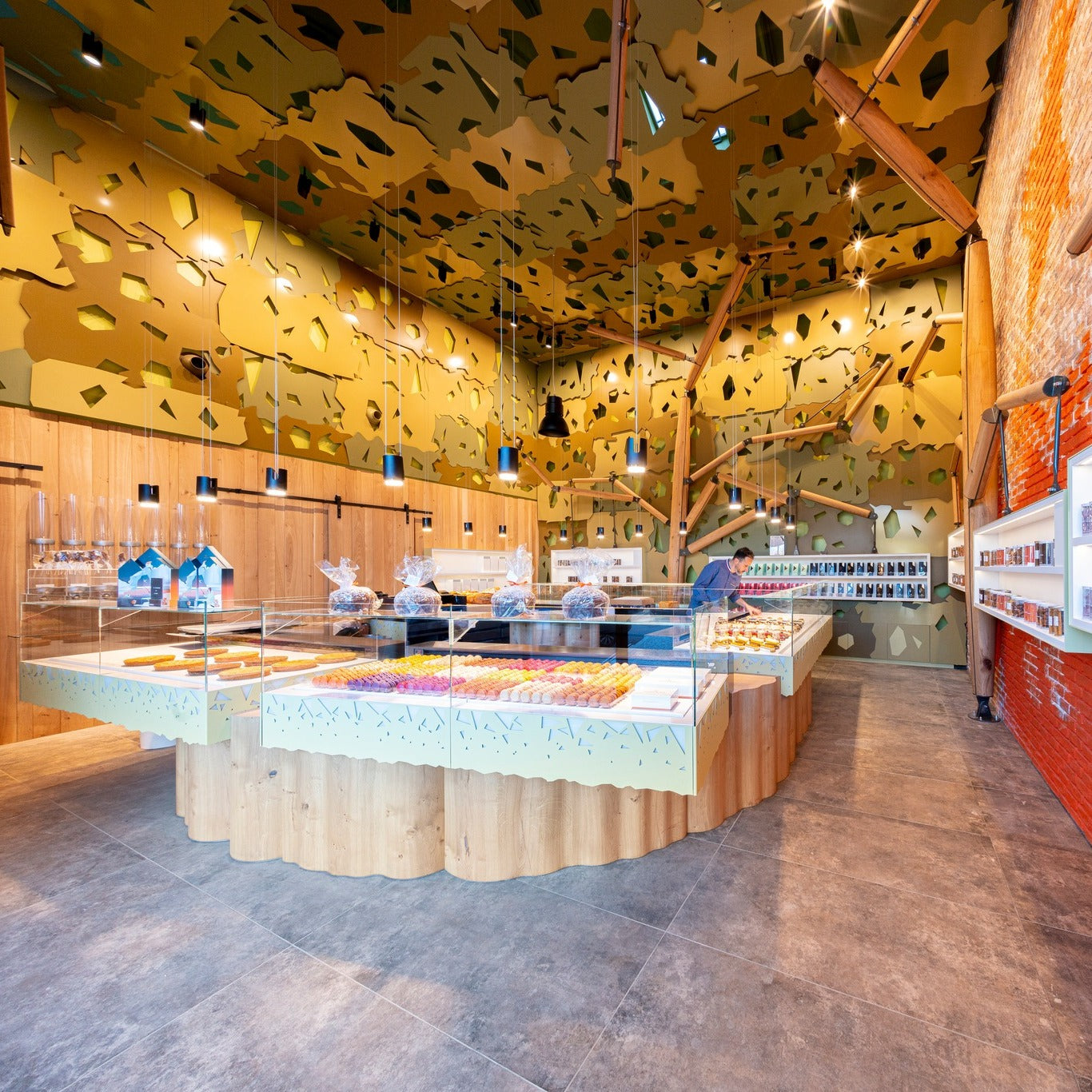 Une vitrine à chocolat