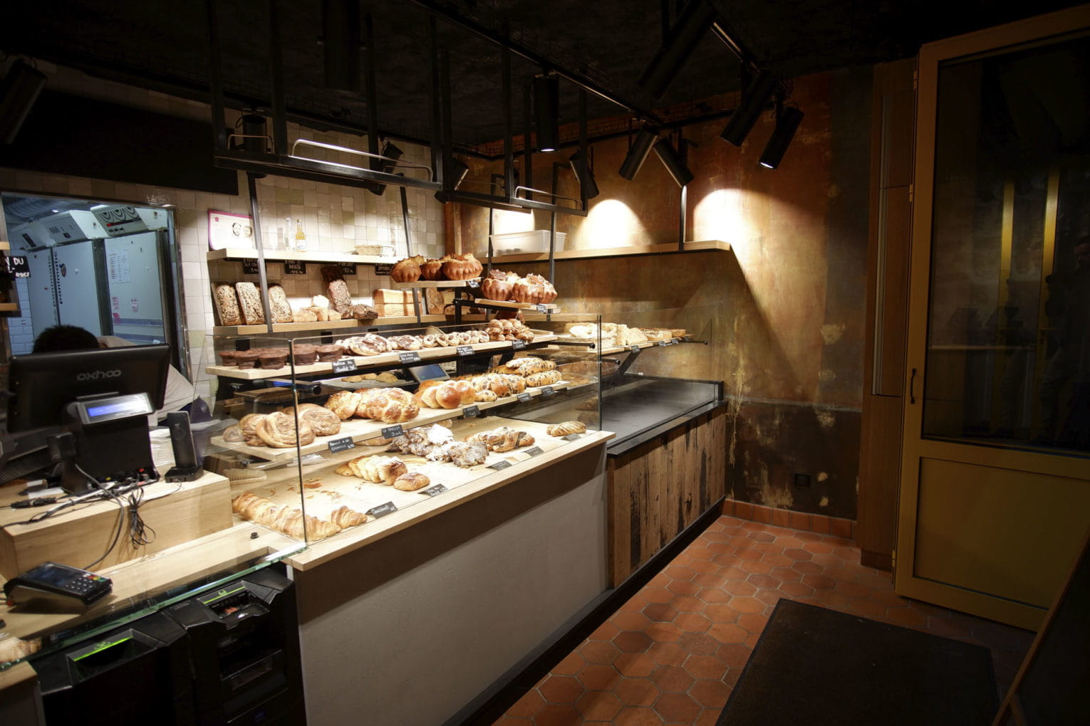 Vitrine réfrigérée Boulangerie du nil réalisée par YD